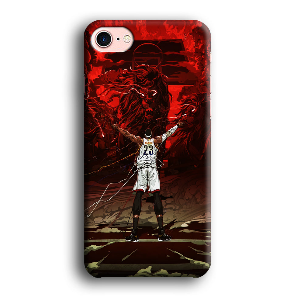 Lebron James Lion Art iPhone SE 2020 Case