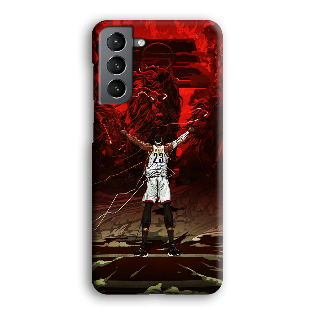 Lebron James Lion Art Samsung Galaxy S23 Plus Case-Phone Case-3D Case-Altracase