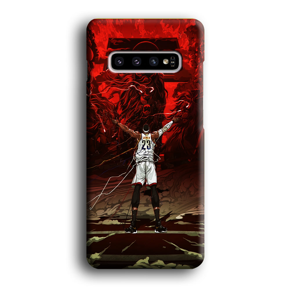 Lebron James Lion Art Samsung Galaxy S10 Case