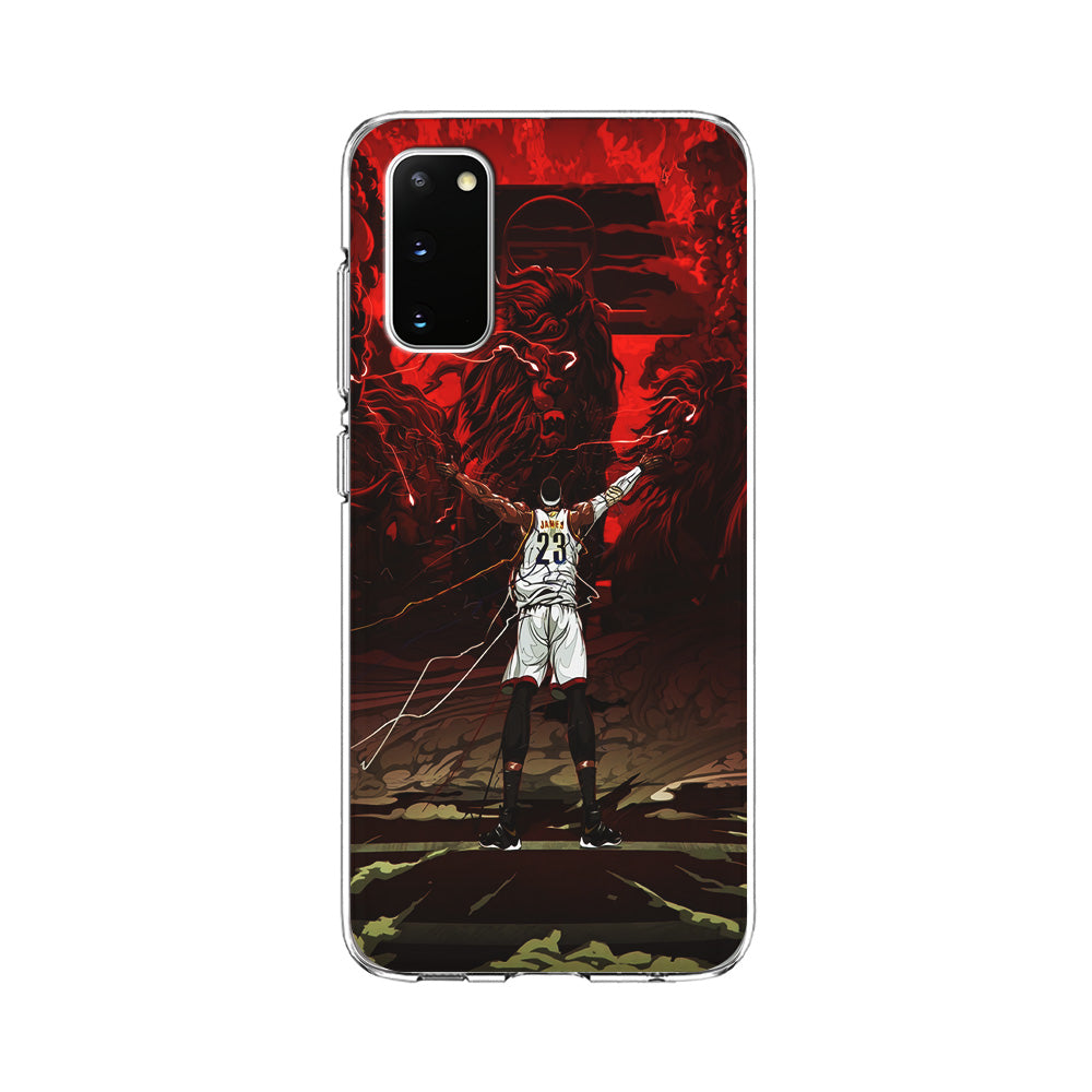 Lebron James Lion Art Samsung Galaxy S20 Case