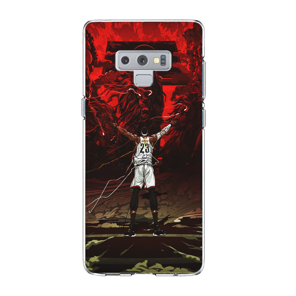 Lebron James Lion Art Samsung Galaxy Note 9 Case