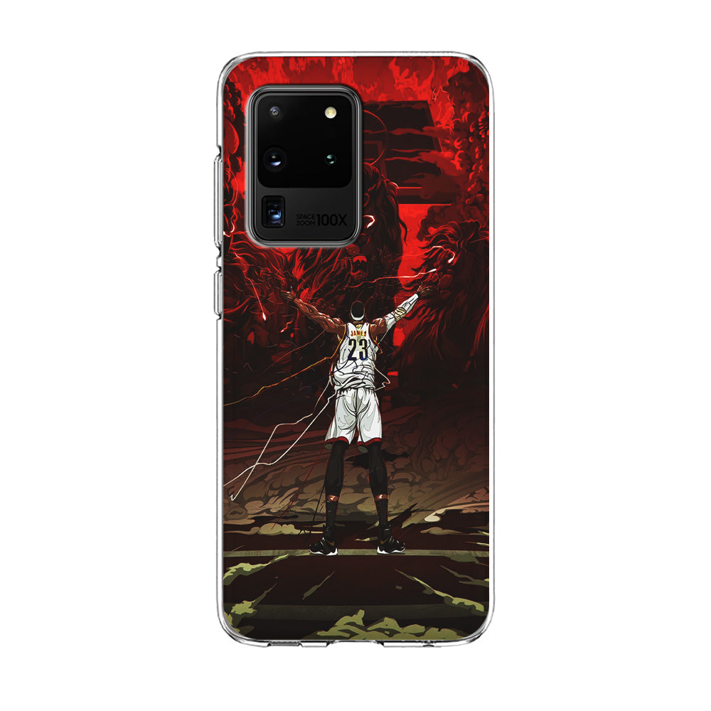 Lebron James Lion Art Samsung Galaxy S20 Ultra Case