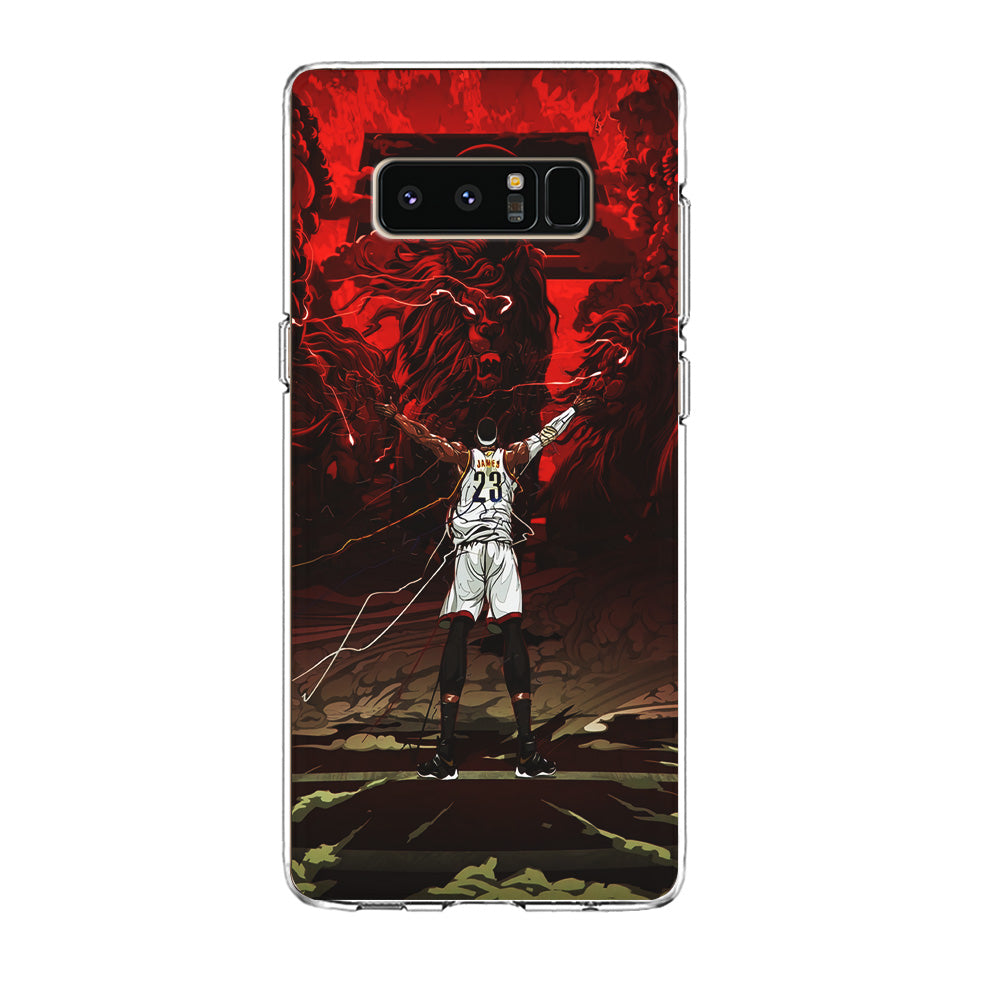 Lebron James Lion Art Samsung Galaxy Note 8 Case