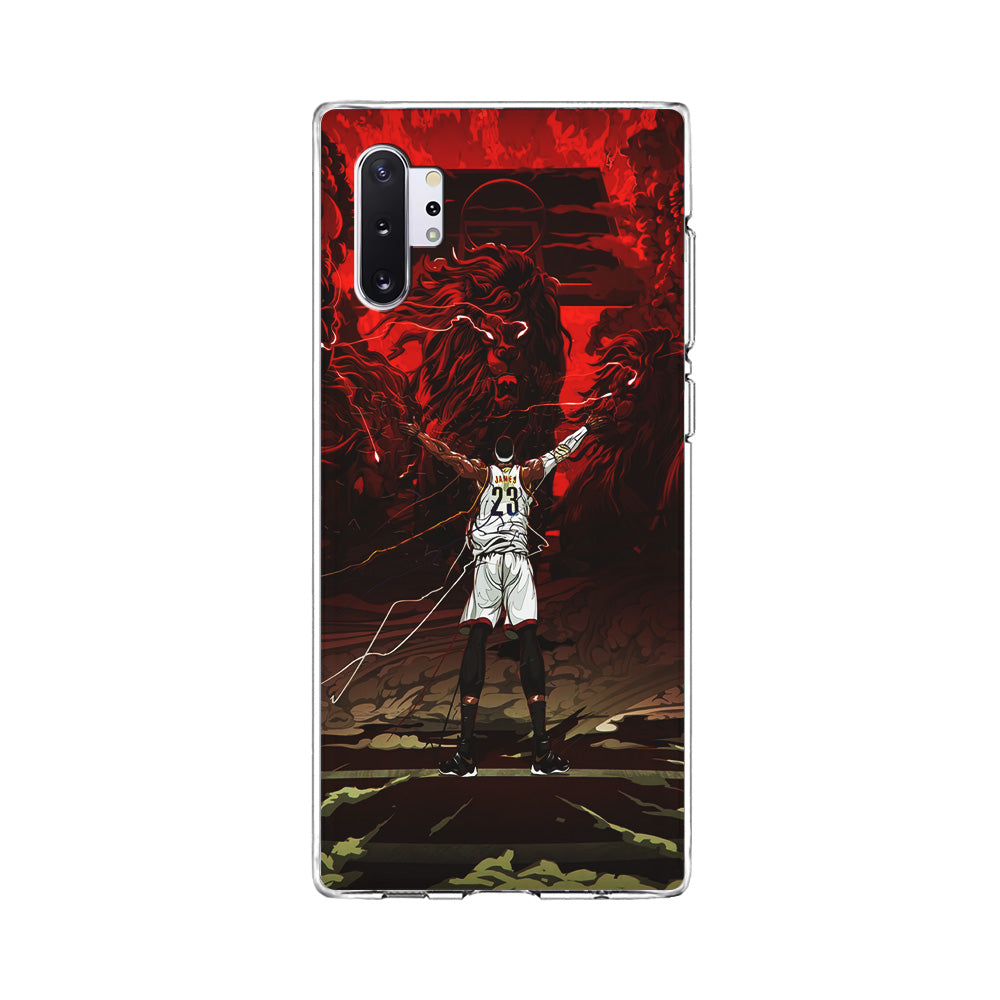 Lebron James Lion Art Samsung Galaxy Note 10 Plus Case