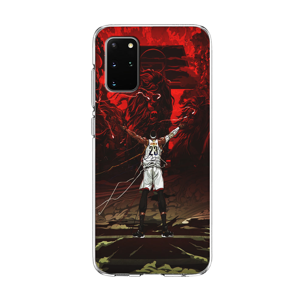 Lebron James Lion Art Samsung Galaxy S20 Plus Case