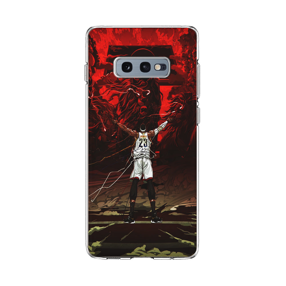 Lebron James Lion Art Samsung Galaxy S10E Case