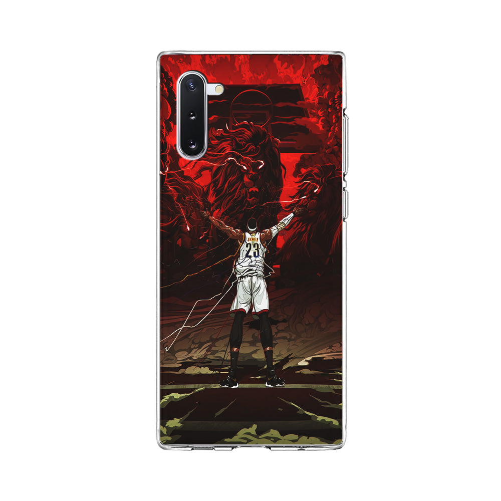 Lebron James Lion Art Samsung Galaxy Note 10 Case