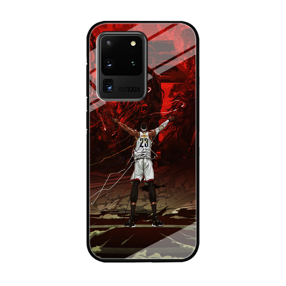 Lebron James Lion Art Samsung Galaxy S20 Ultra Case