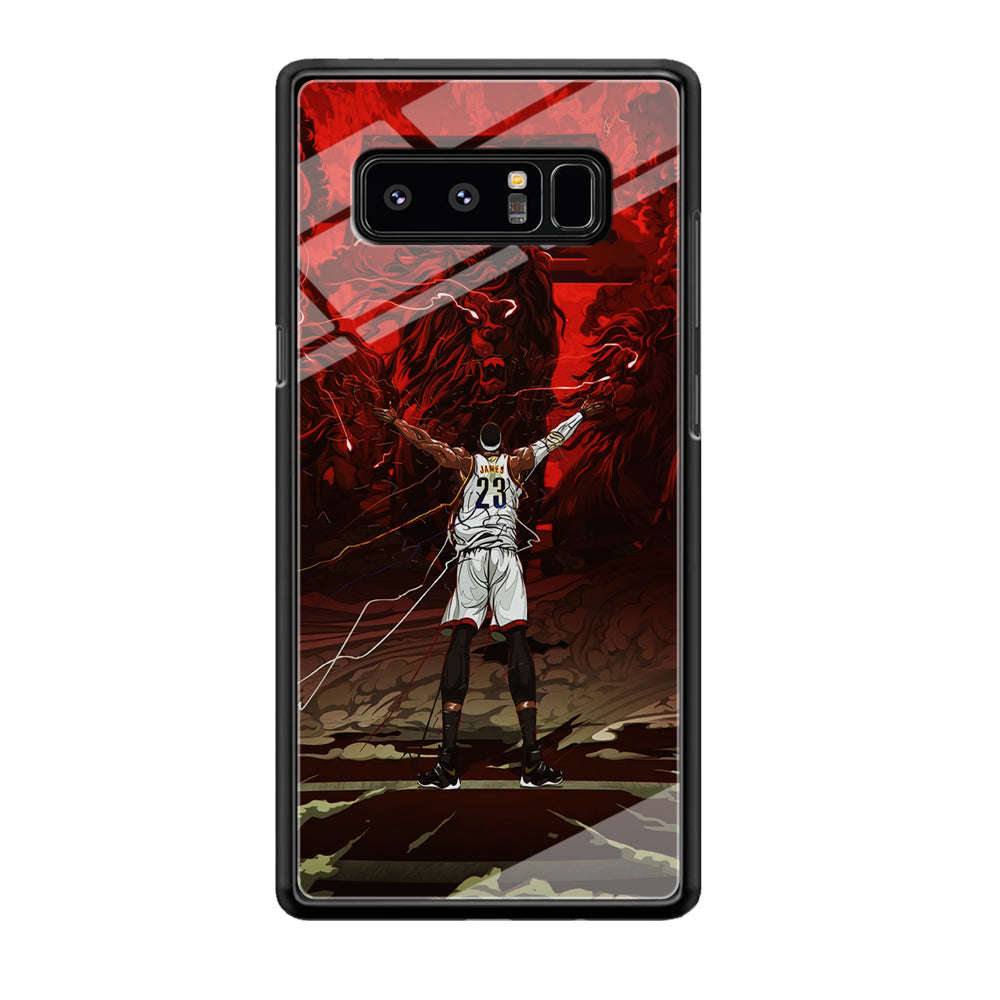 Lebron James Lion Art Samsung Galaxy Note 8 Case