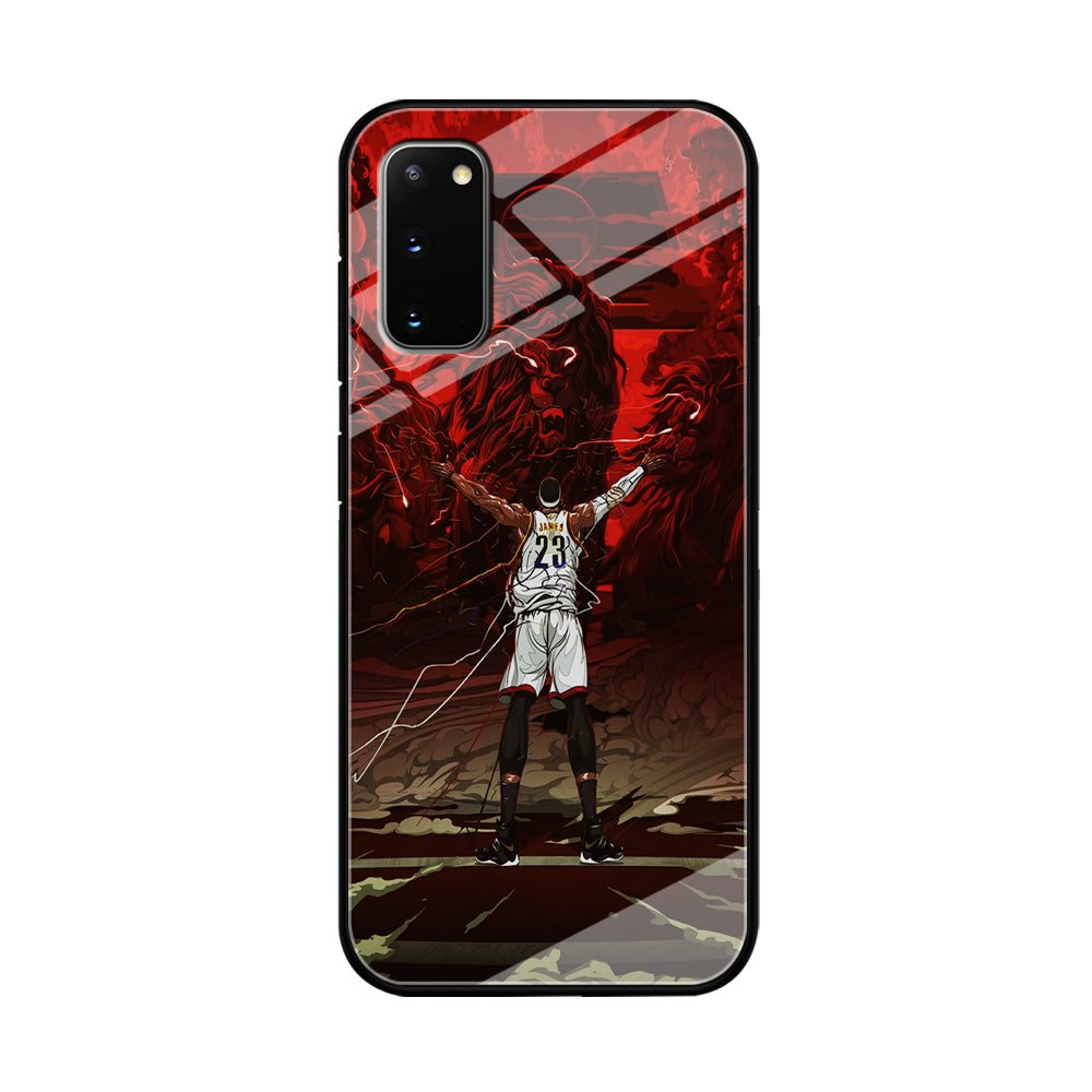 Lebron James Lion Art Samsung Galaxy S20 Case