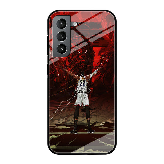 Lebron James Lion Art Samsung Galaxy S23 Plus Case-Phone Case-Tempered Glass Case-Altracase
