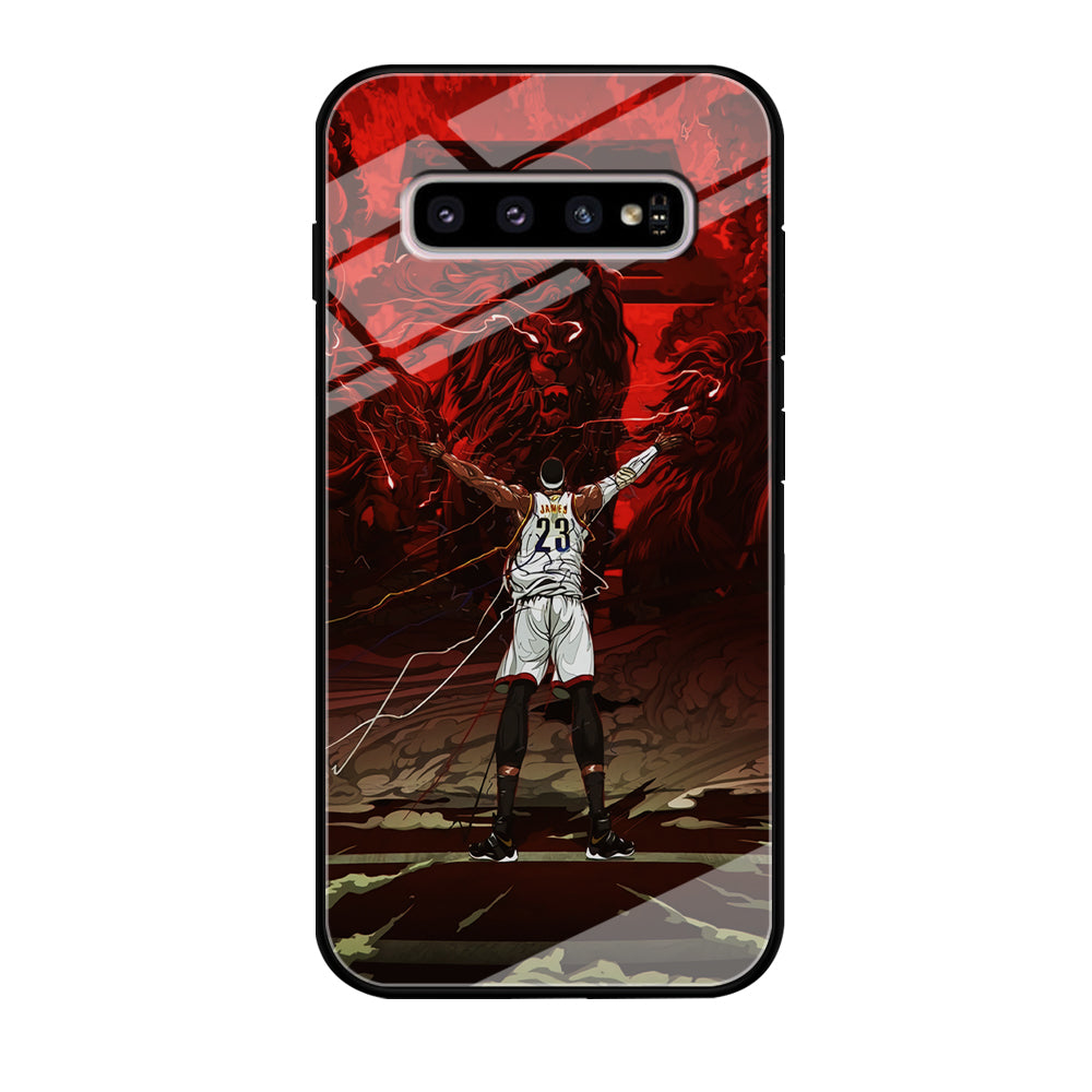 Lebron James Lion Art Samsung Galaxy S10 Case