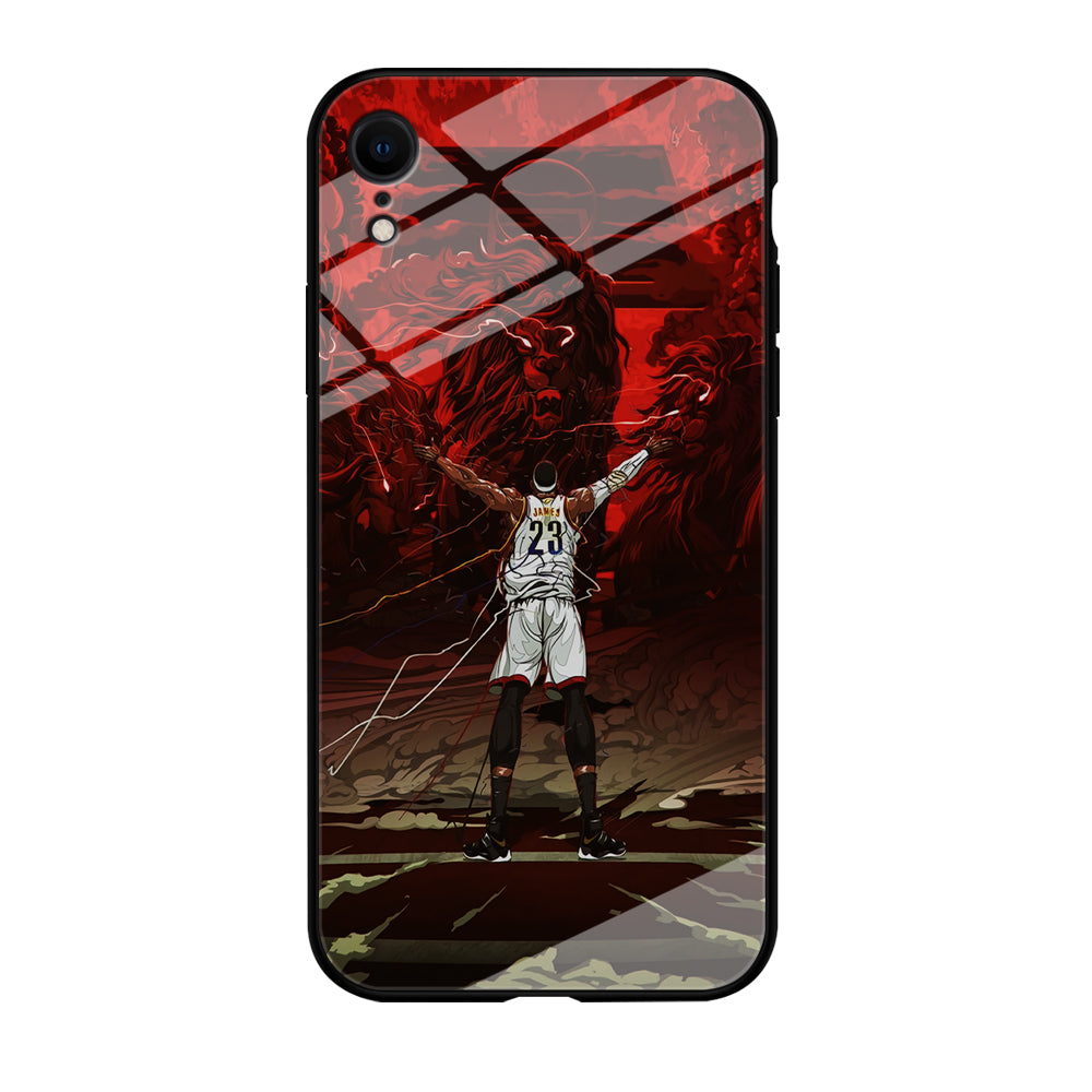 Lebron James Lion Art iPhone XR Case