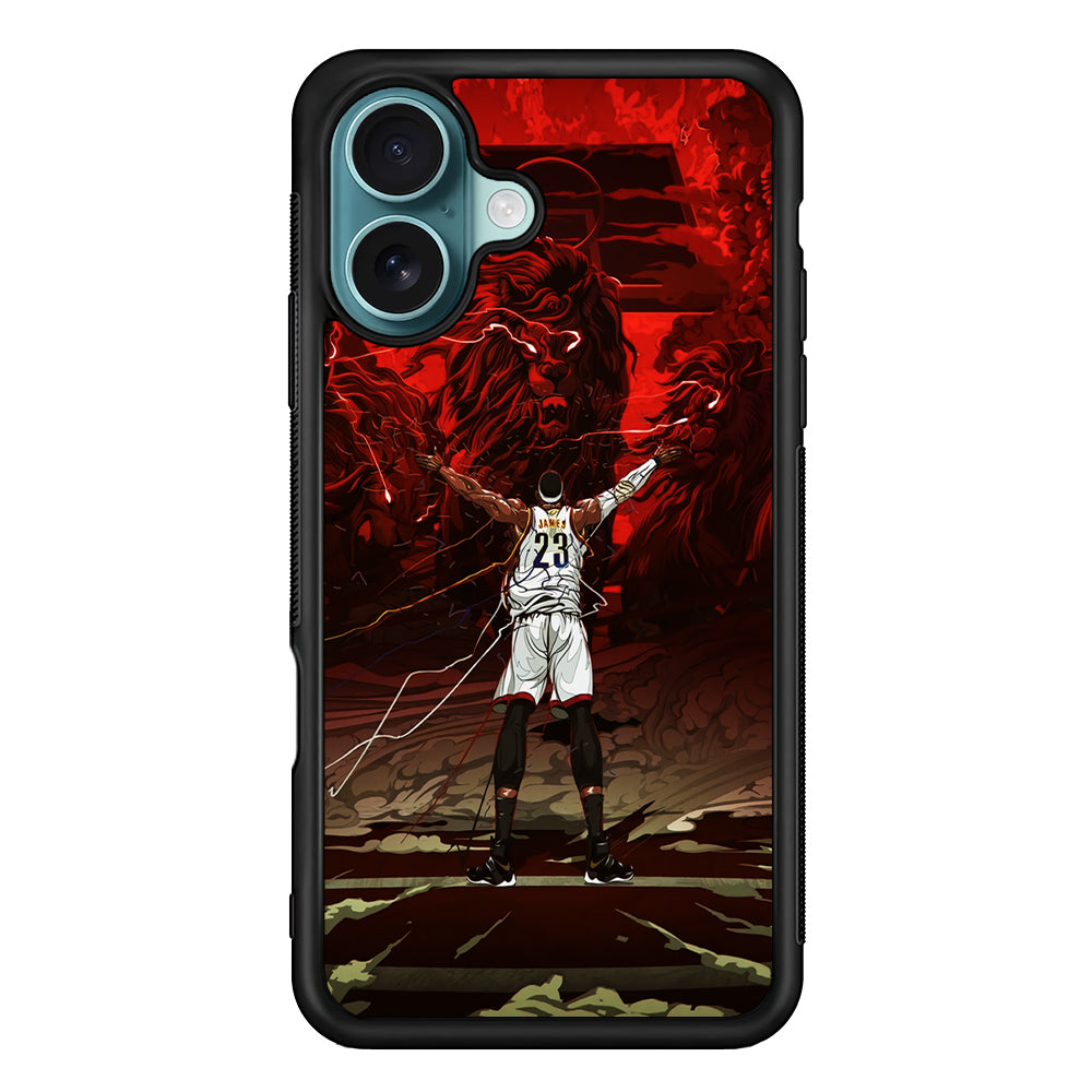 Lebron James Lion Art iPhone 16 Case - Altracase
