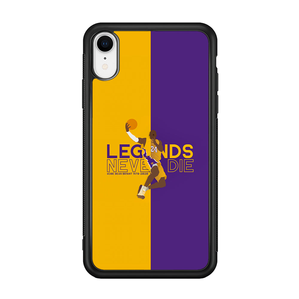 Legend Kobe Bryant 24 Lakers iPhone XR Case