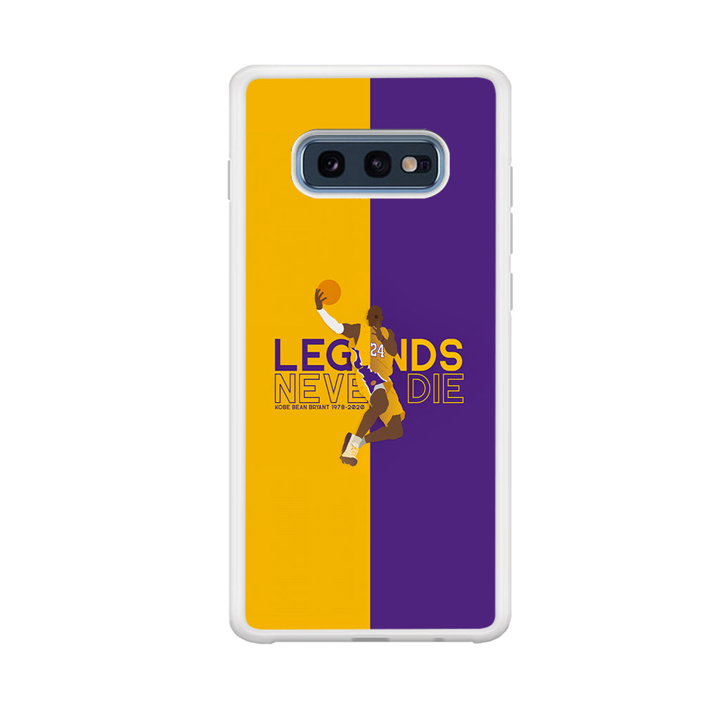 Legend Kobe Bryant 24 Lakers Samsung Galaxy S10E Case