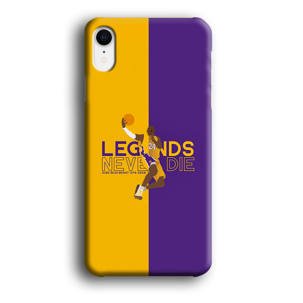 Legend Kobe Bryant 24 Lakers iPhone XR Case