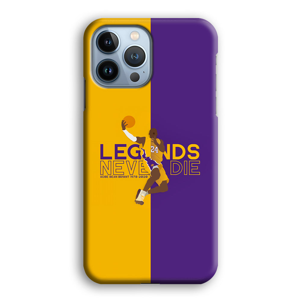 Legend Kobe Bryant 24 Lakers iPhone 14 Pro Max Case