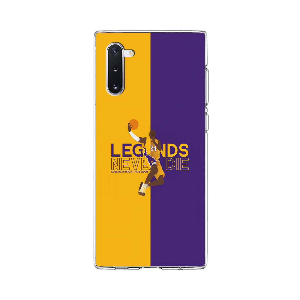 Legend Kobe Bryant 24 Lakers Samsung Galaxy Note 10 Case