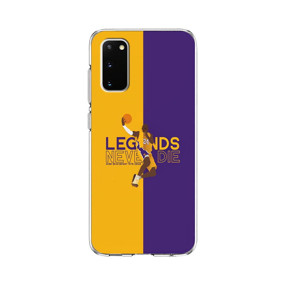 Legend Kobe Bryant 24 Lakers Samsung Galaxy S20 Case