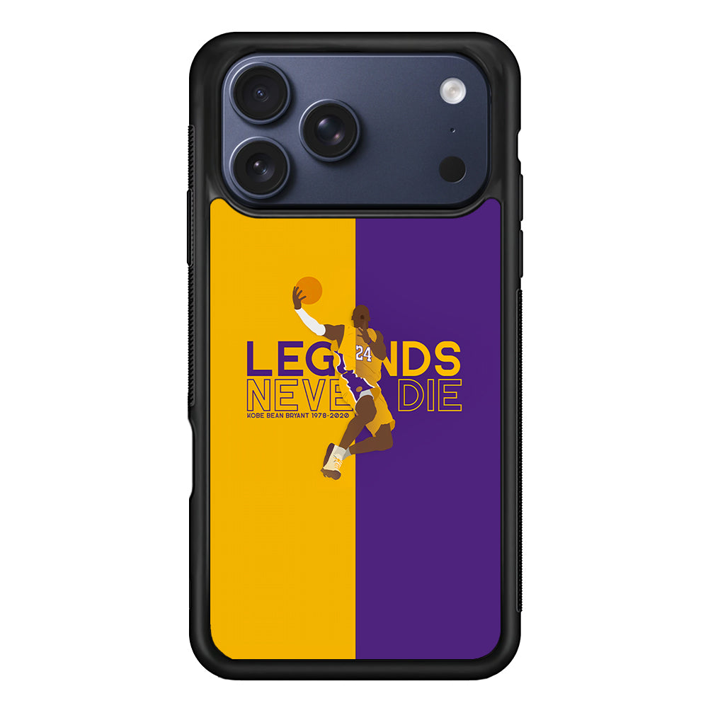 Legend Kobe Bryant 24 Lakers iPhone 17 Pro Case - Altracase