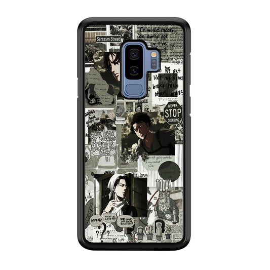 Levi Ackerman Aesthetic Samsung Galaxy S9 Plus Case