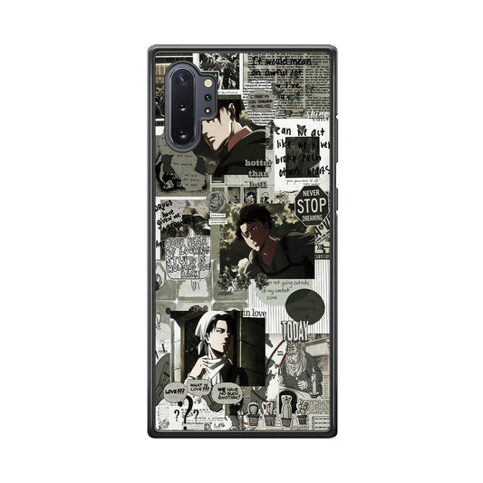 Levi Ackerman Aesthetic Samsung Galaxy Note 10 Plus Case