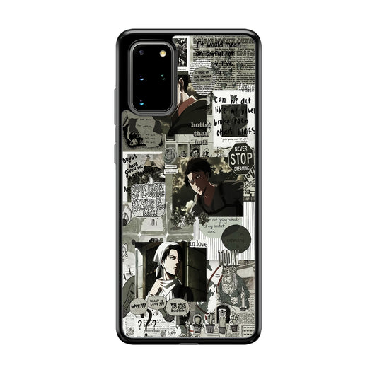 Levi Ackerman Aesthetic Samsung Galaxy S20 Plus Case