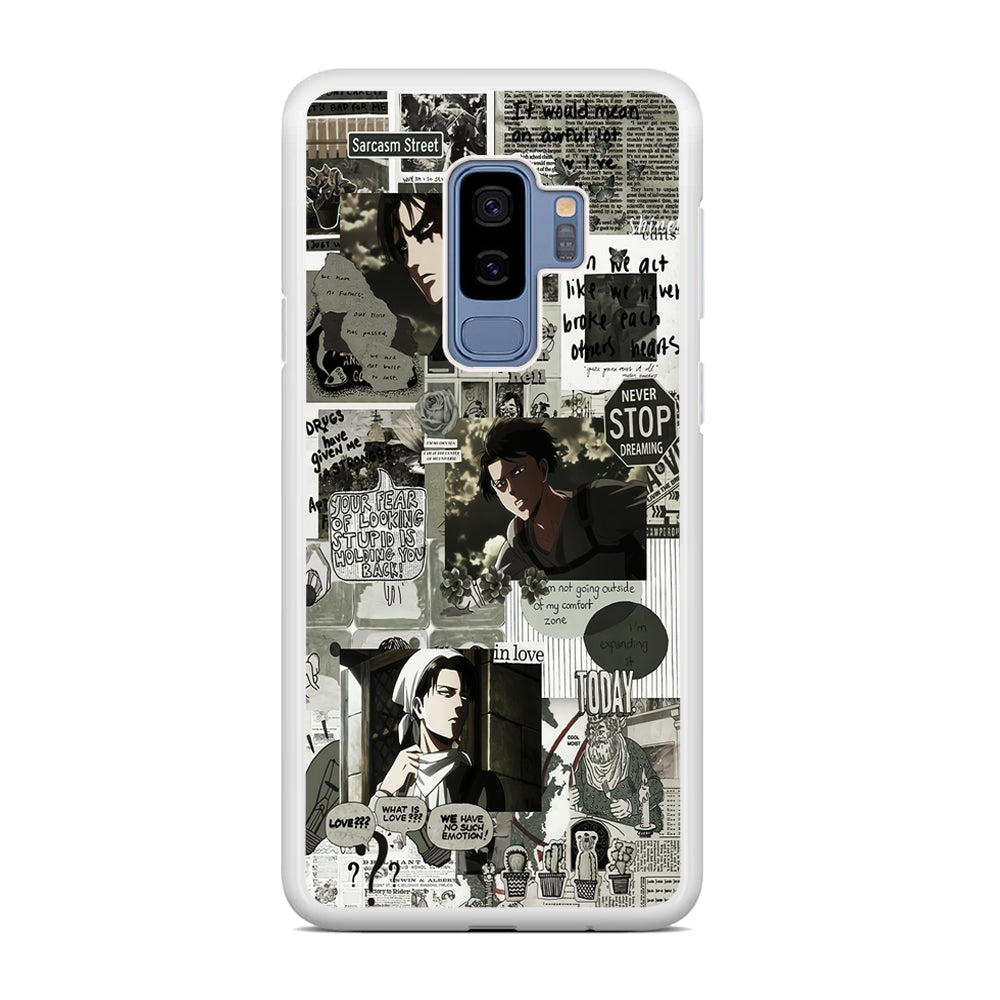 Levi Ackerman Aesthetic Samsung Galaxy S9 Plus Case