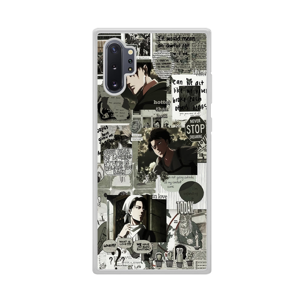 Levi Ackerman Aesthetic Samsung Galaxy Note 10 Plus Case