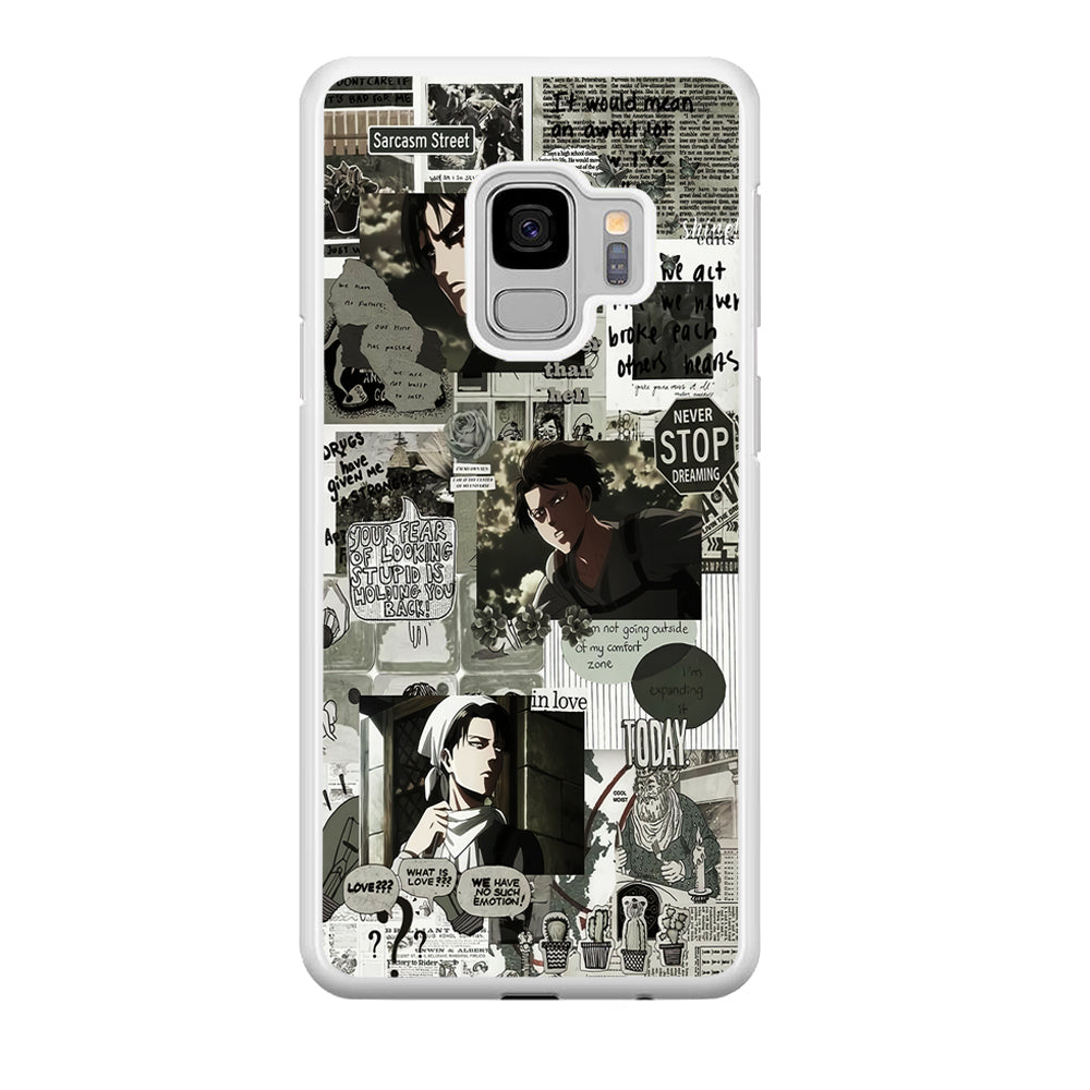 Levi Ackerman Aesthetic Samsung Galaxy S9 Case