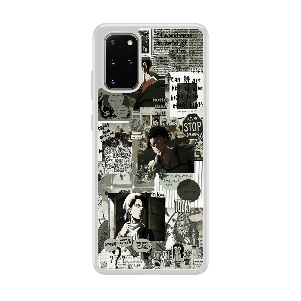 Levi Ackerman Aesthetic Samsung Galaxy S20 Plus Case