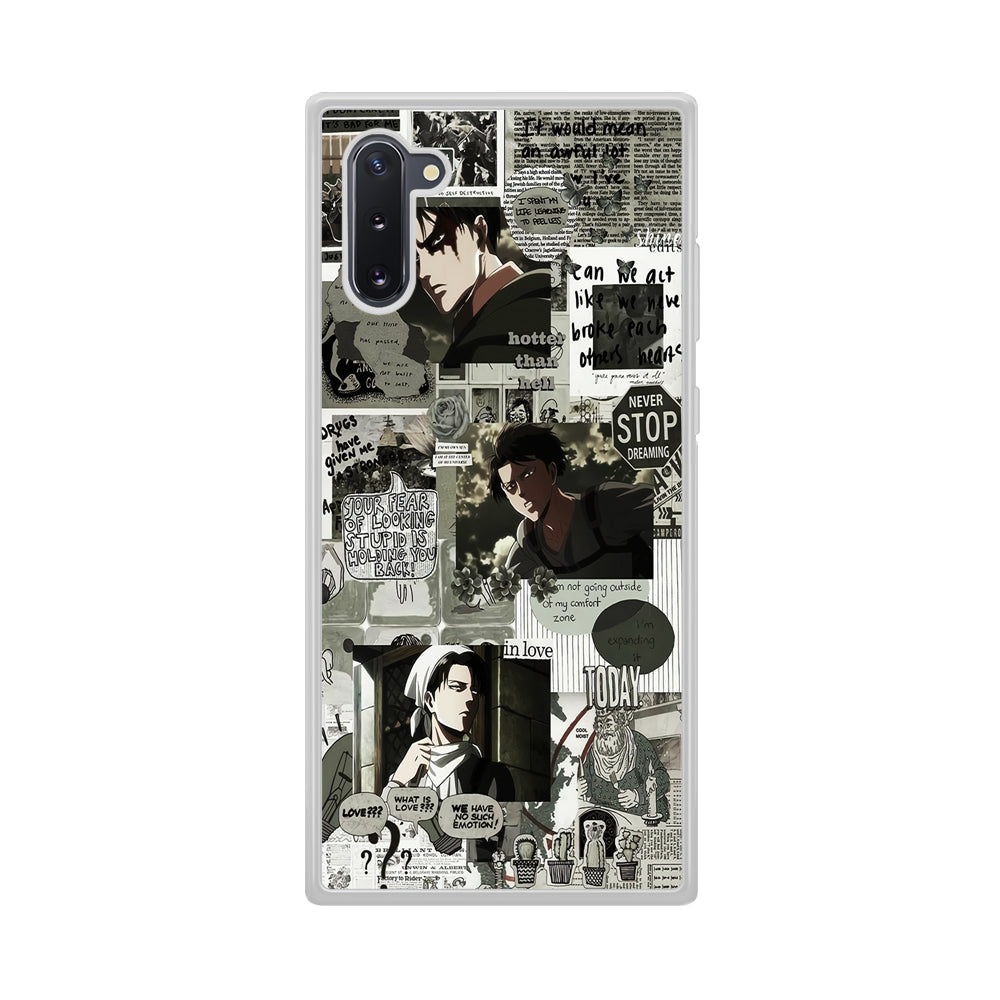 Levi Ackerman Aesthetic Samsung Galaxy Note 10 Case