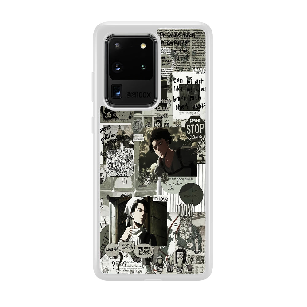 Levi Ackerman Aesthetic Samsung Galaxy S20 Ultra Case