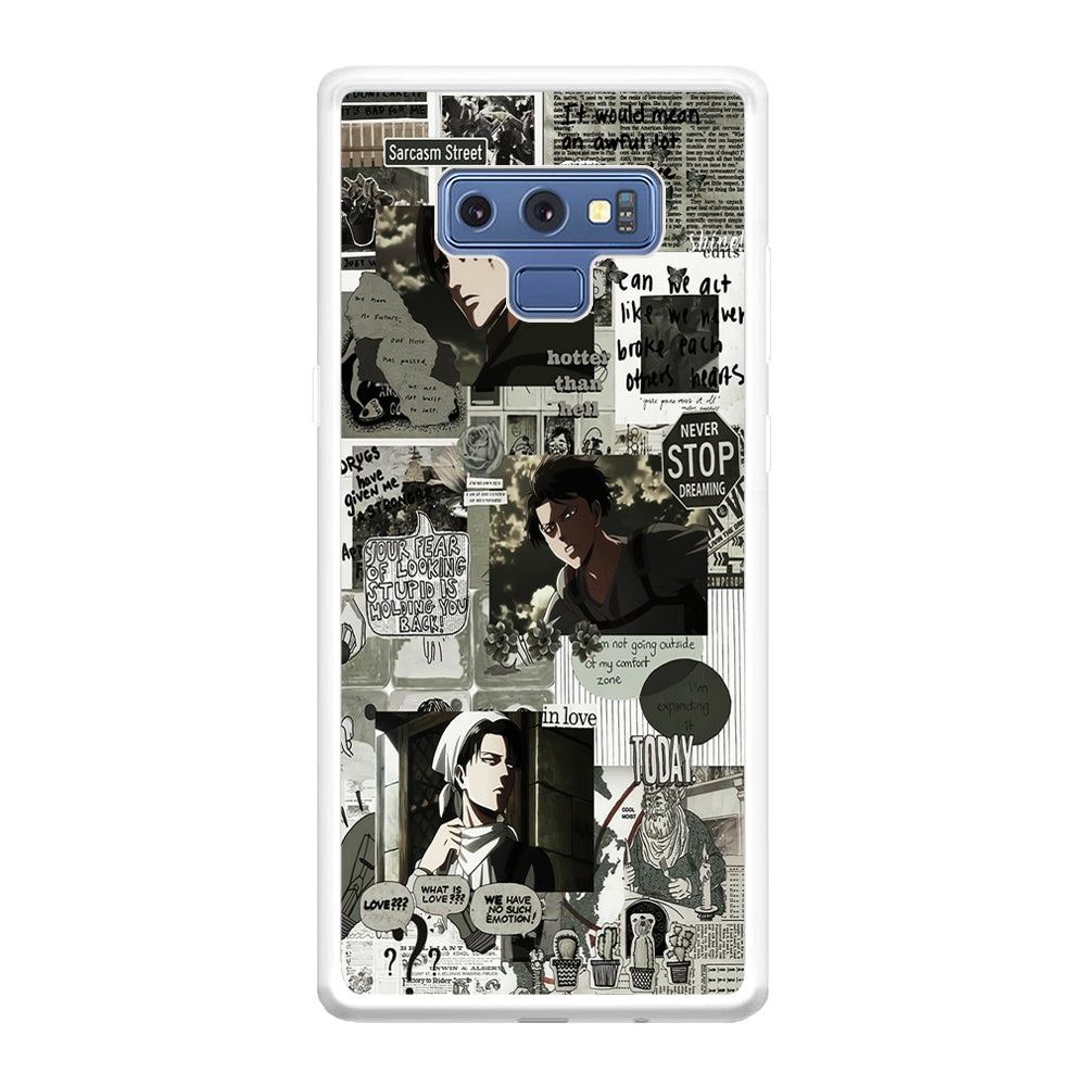 Levi Ackerman Aesthetic Samsung Galaxy Note 9 Case