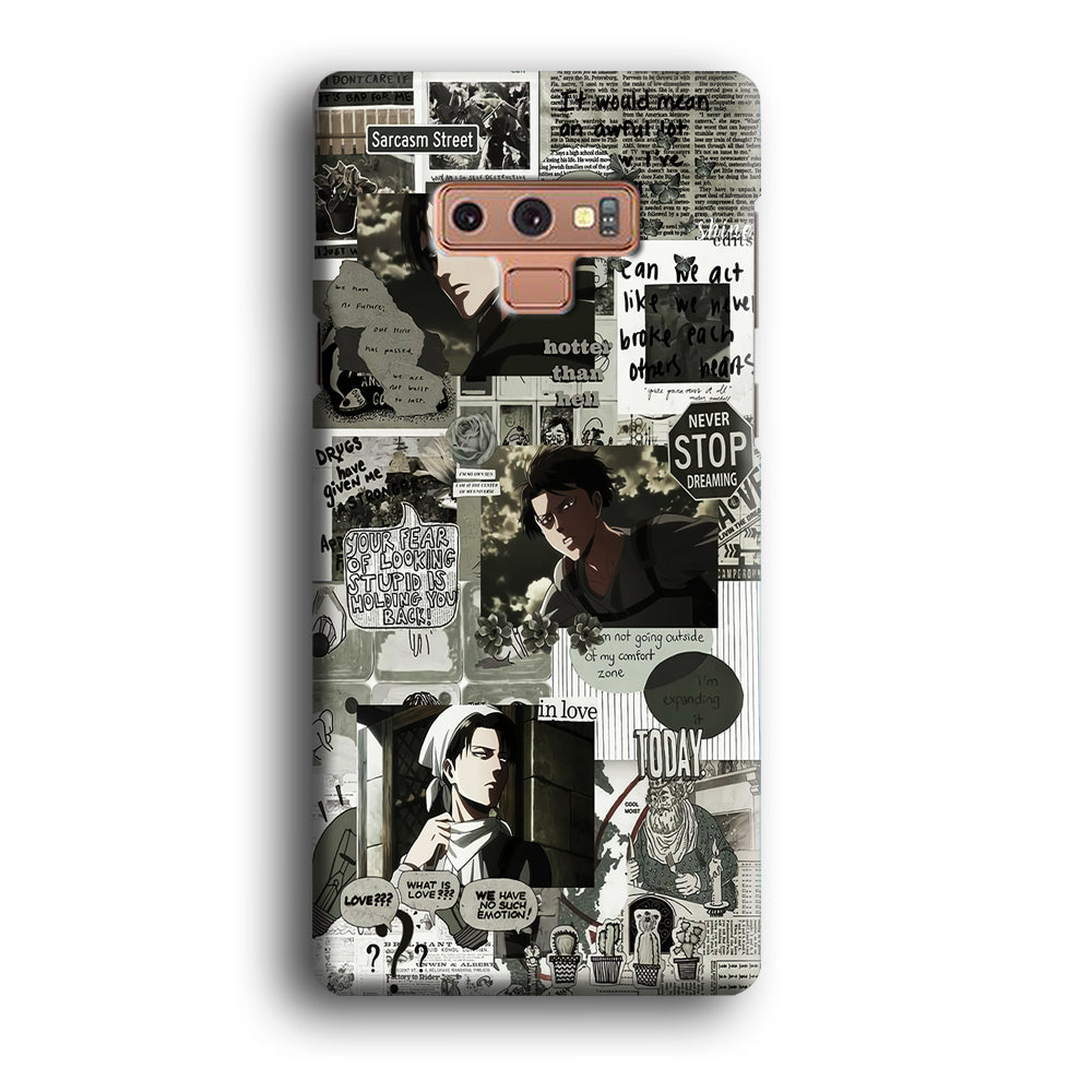 Levi Ackerman Aesthetic Samsung Galaxy Note 9 Case