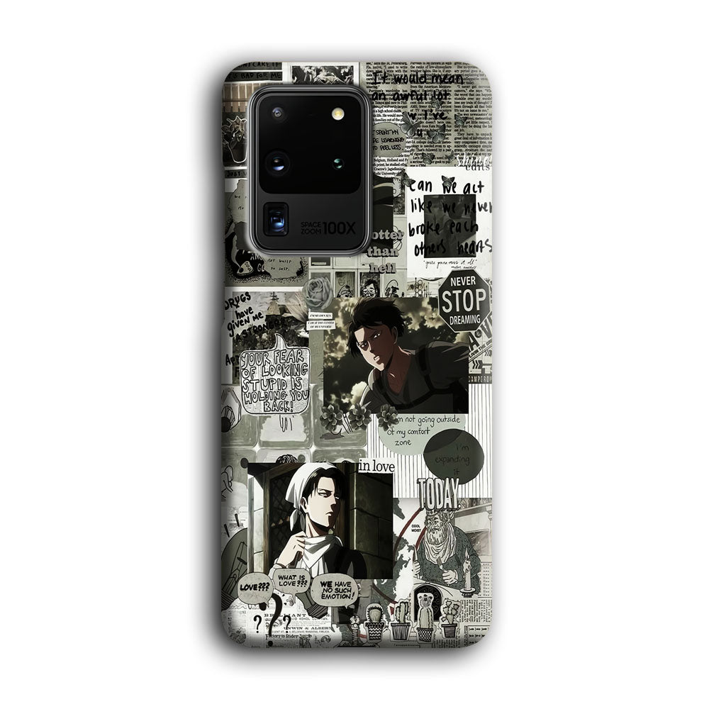 Levi Ackerman Aesthetic Samsung Galaxy S20 Ultra Case