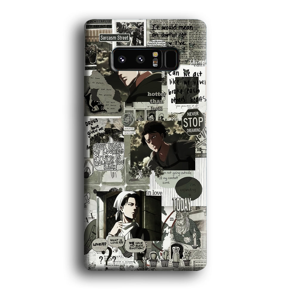 Levi Ackerman Aesthetic Samsung Galaxy Note 8 Case