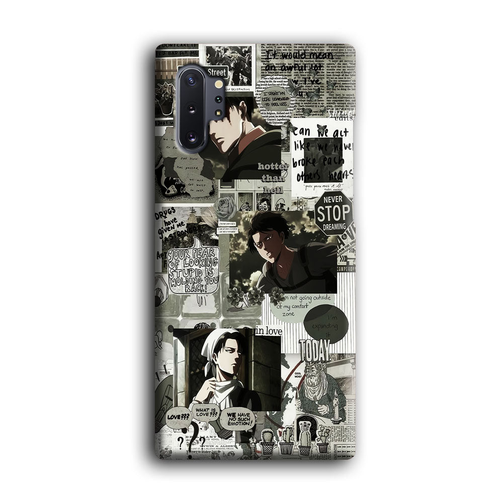 Levi Ackerman Aesthetic Samsung Galaxy Note 10 Plus Case