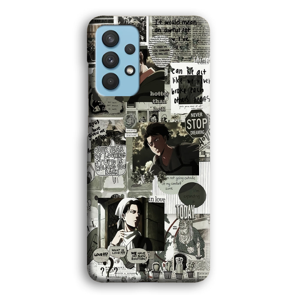 Levi Ackerman Aesthetic Samsung Galaxy A32 Case-Phone Case-3D Case-Altracase