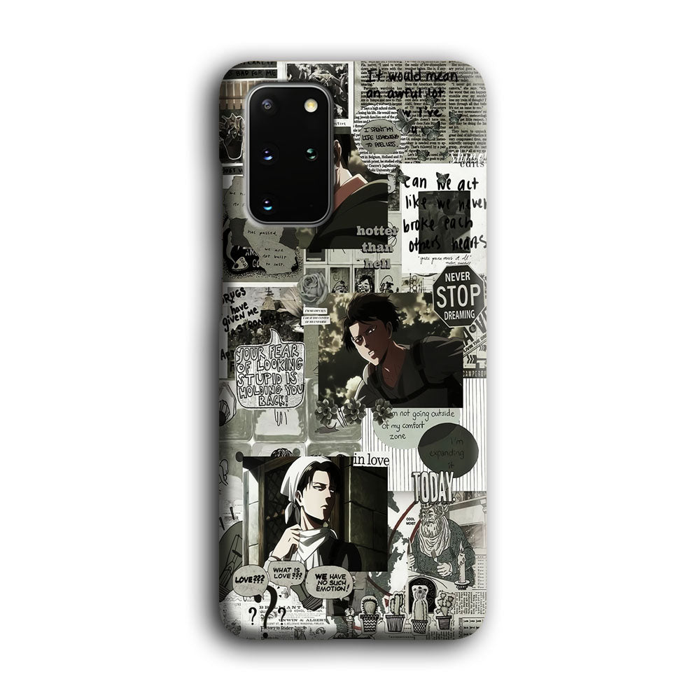 Levi Ackerman Aesthetic Samsung Galaxy S20 Plus Case