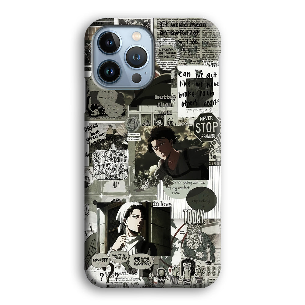 Levi Ackerman Aesthetic iPhone 14 Pro Max Case