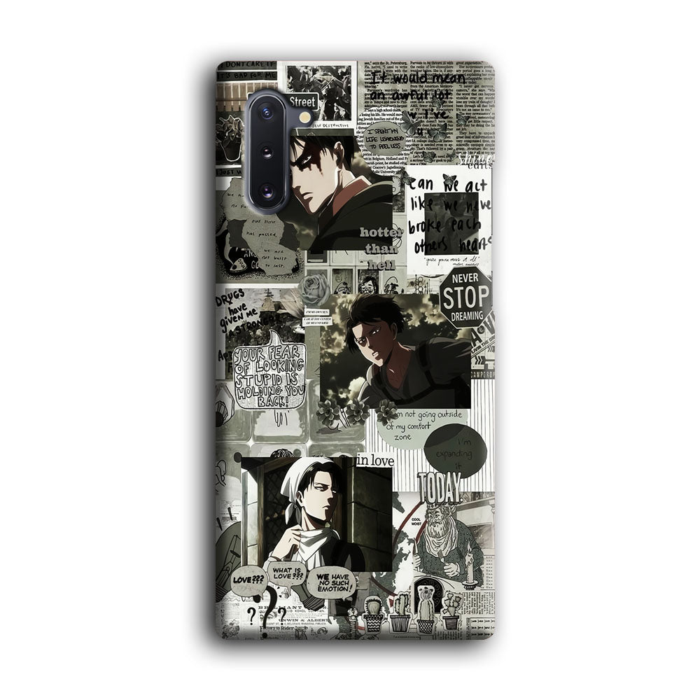 Levi Ackerman Aesthetic Samsung Galaxy Note 10 Case