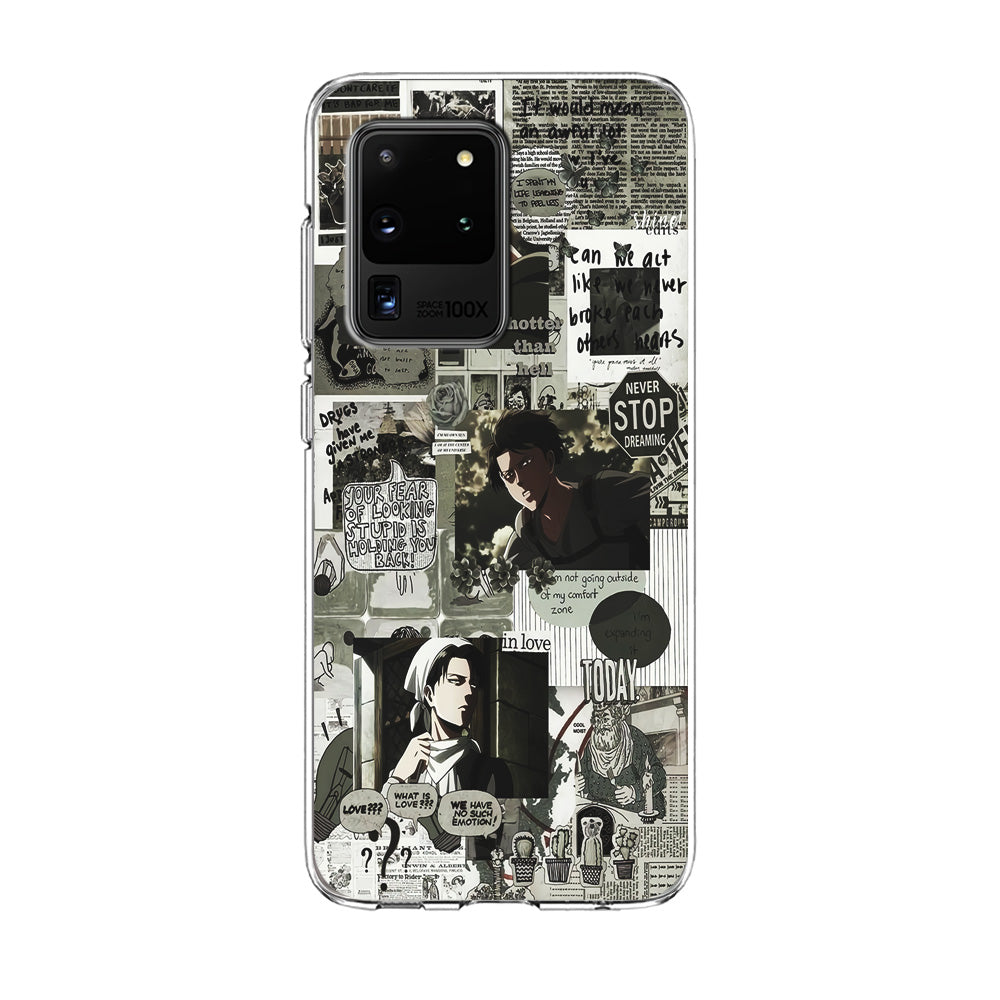 Levi Ackerman Aesthetic Samsung Galaxy S20 Ultra Case