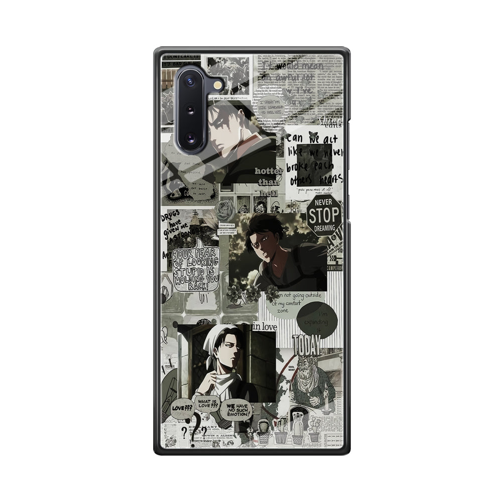 Levi Ackerman Aesthetic Samsung Galaxy Note 10 Case