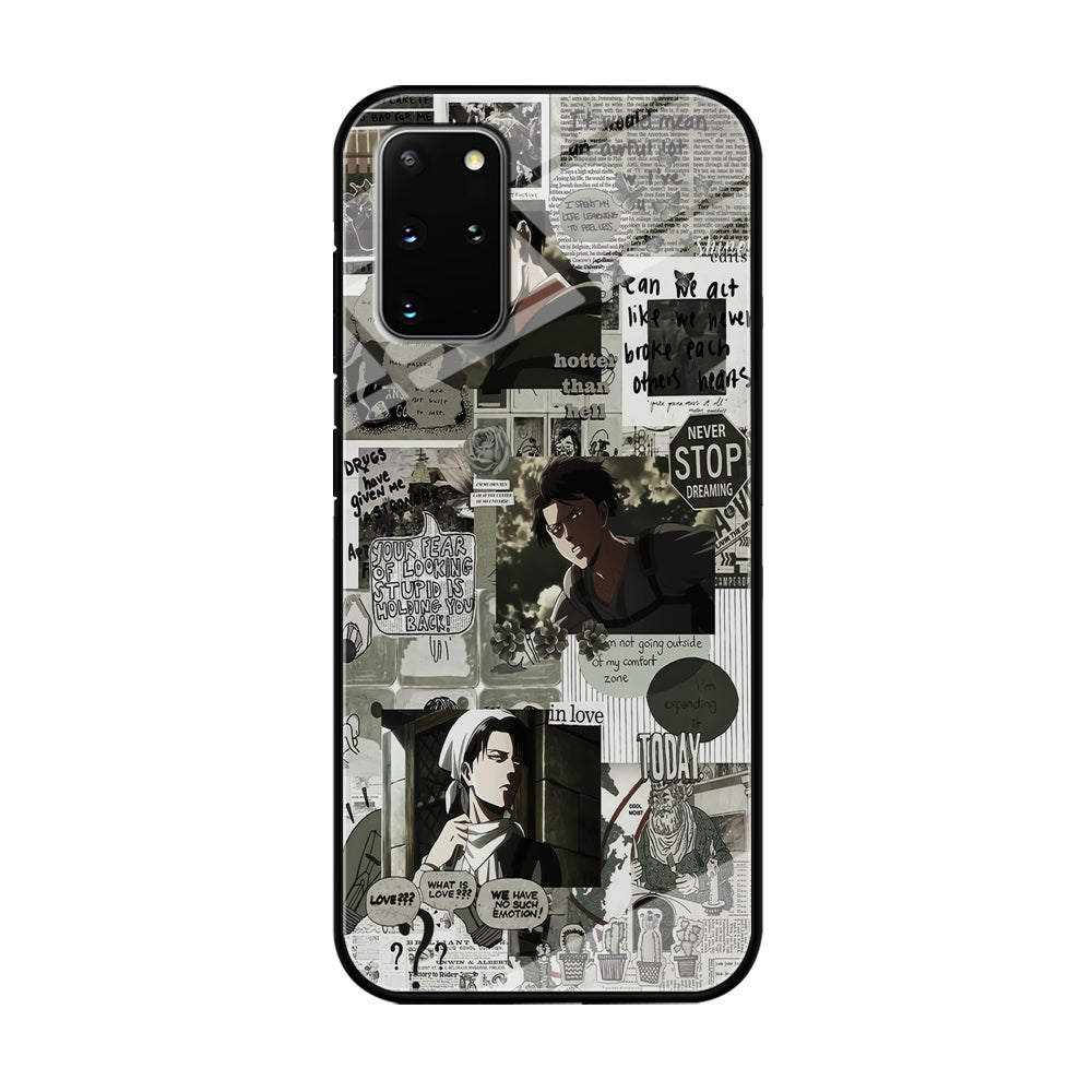 Levi Ackerman Aesthetic Samsung Galaxy S20 Plus Case