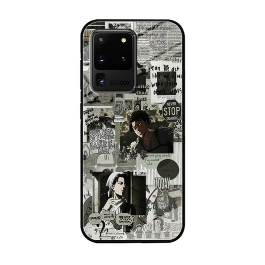 Levi Ackerman Aesthetic Samsung Galaxy S21 Ultra Case