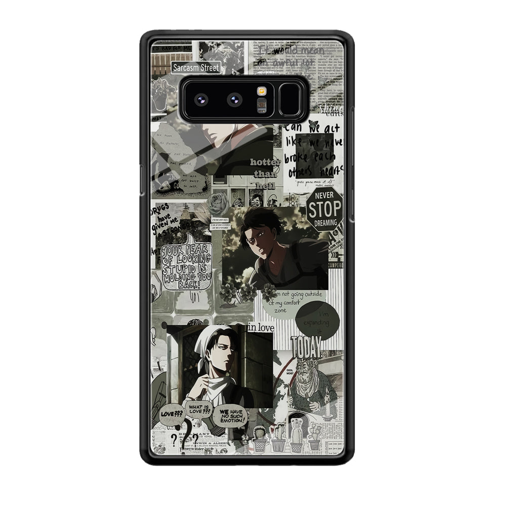 Levi Ackerman Aesthetic Samsung Galaxy Note 8 Case