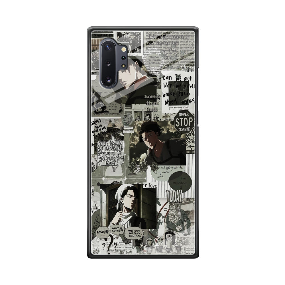 Levi Ackerman Aesthetic Samsung Galaxy Note 10 Plus Case