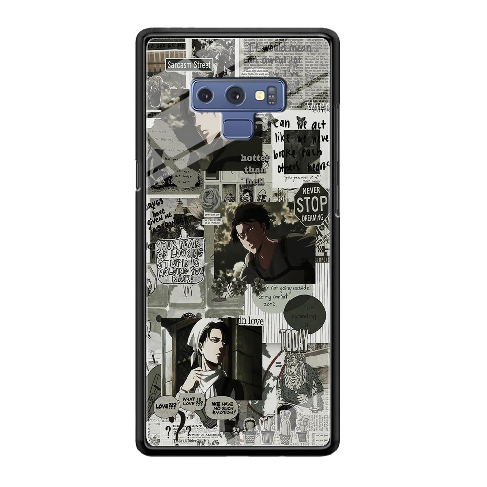 Levi Ackerman Aesthetic Samsung Galaxy Note 9 Case